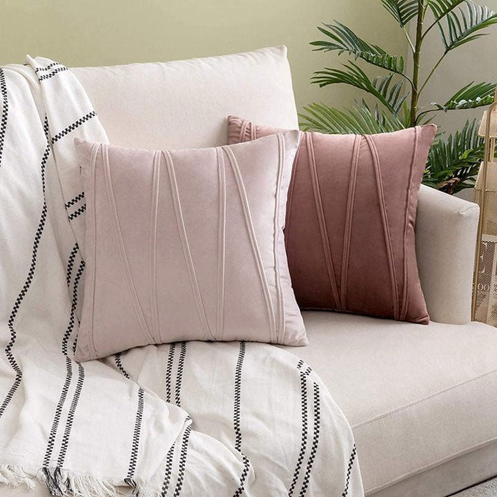 Luxury Velvet Throw Pillow Covers – Soft Decorative Cushion Covers in 18x18 and 20x20 Sizes 1
