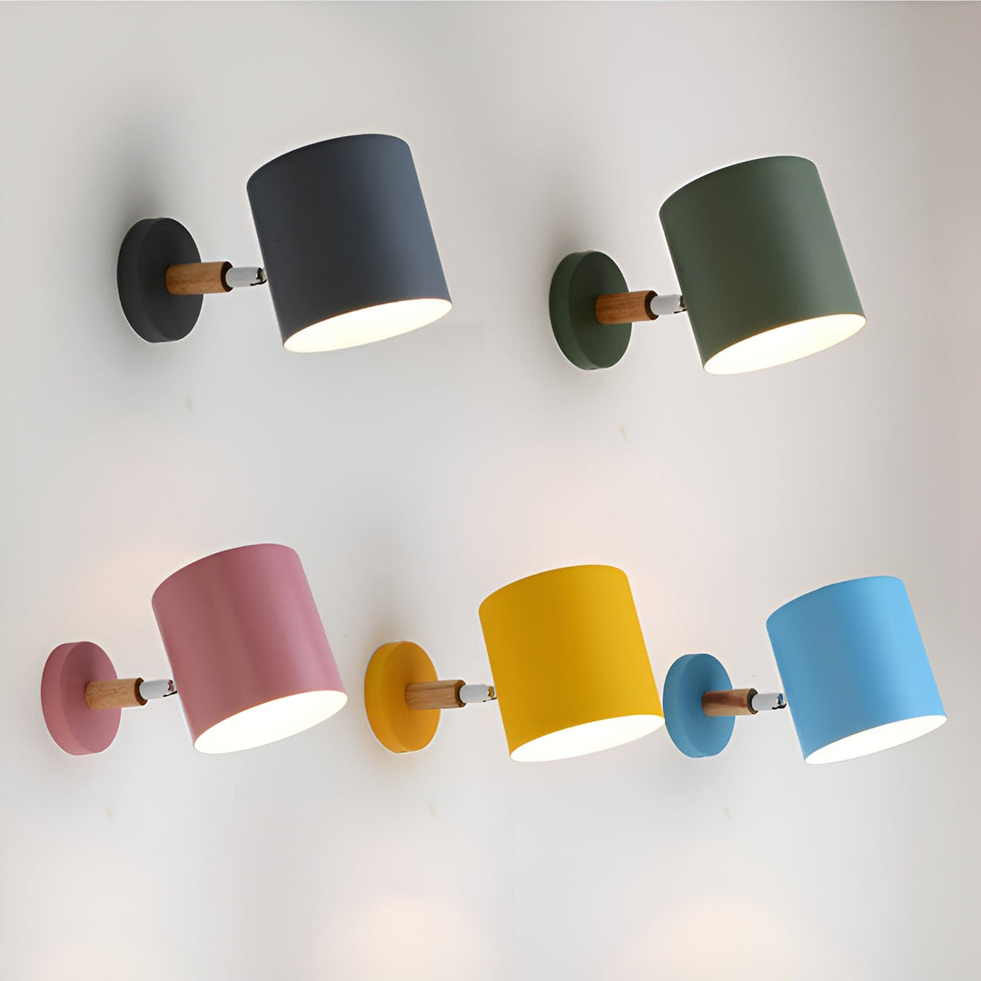 MacaronRay Adjustable Wall Lamp in Pastel Colors – Scandinavian Design for Stylish Lighting 1