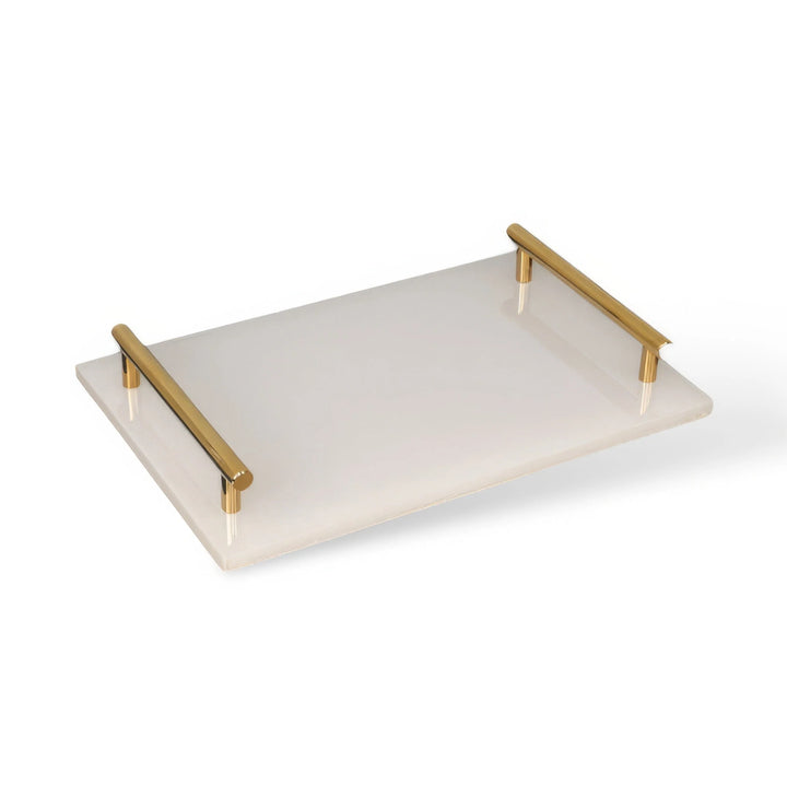 Marble-Look Bathroom Accessories Set with Gold Accents – Soap Dispenser, Toothbrush Holder, Dish, and Tray 11