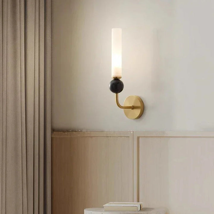Marble Wall Lamp with Integrated LED – Minimalist Design for Modern Interiors 1