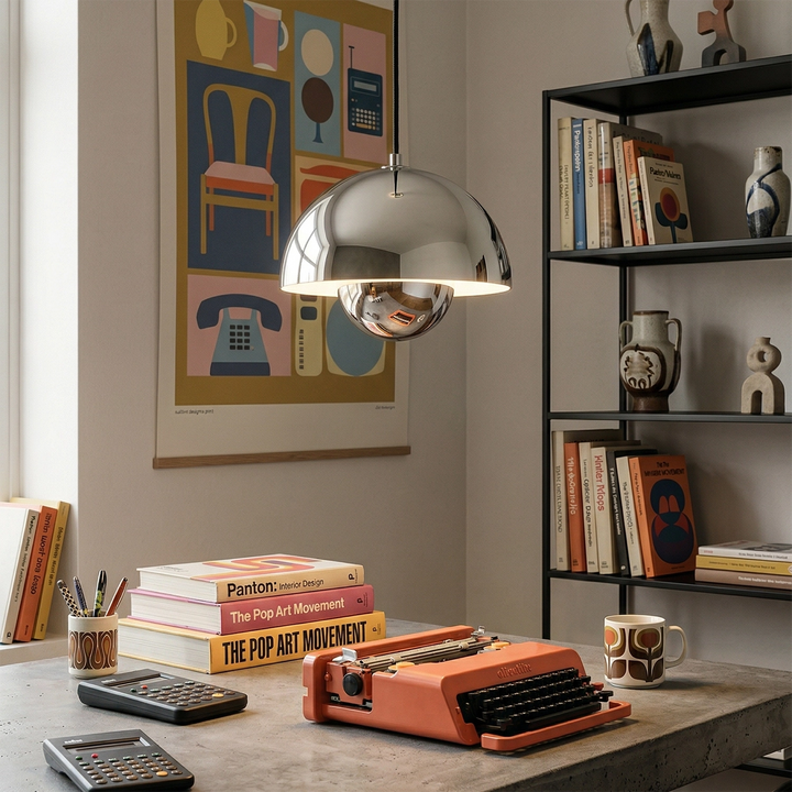Mid-Century Modern Flower Bud Pendant Light - Versatile Black Kitchen Pendant Lighting with Geometric Design 15