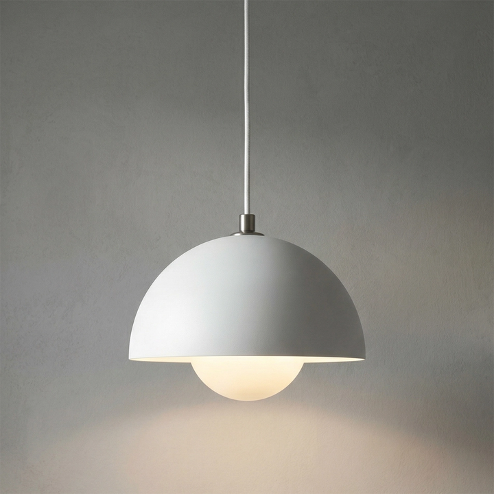 Mid-Century Modern Flower Bud Pendant Light - Versatile Black Kitchen Pendant Lighting with Geometric Design 2