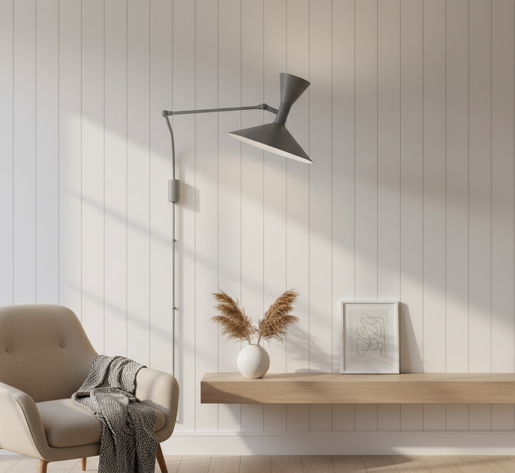 Minimalist Aluminum LED Wall Lamp – Modern Design for Living Room, Hallway, and Bedroom 3