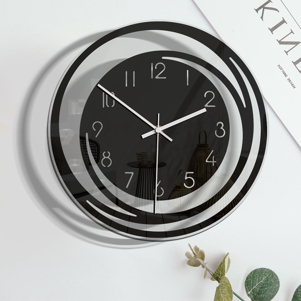 Minimalist Black Wall Clock – Elegant Design with Silent Movement – Ø 30 cm 5