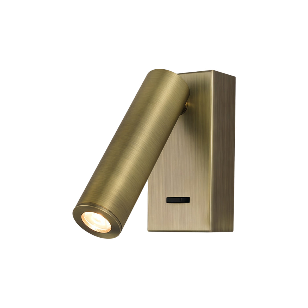 Minimalist LED Wall Sconce Lighting - Adjustable Metal Wall Lamp for Bedside Reading in Black, White, and Antique Bronze 8