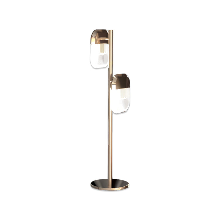 Minimalist Modern Crystal Floor Lamp with Adjustable LED Lighting – Aluminum Frame 5