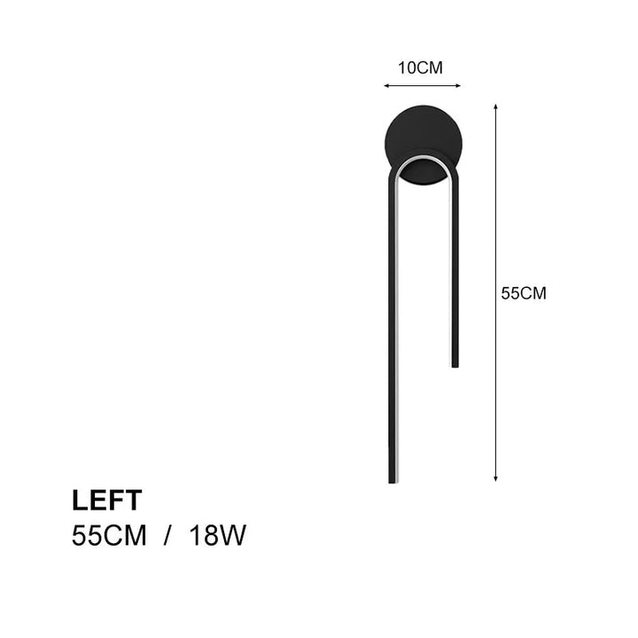 Minimalist Scandinavian LED Wall Lamp – Slim Design for Bedroom and Bathroom 0