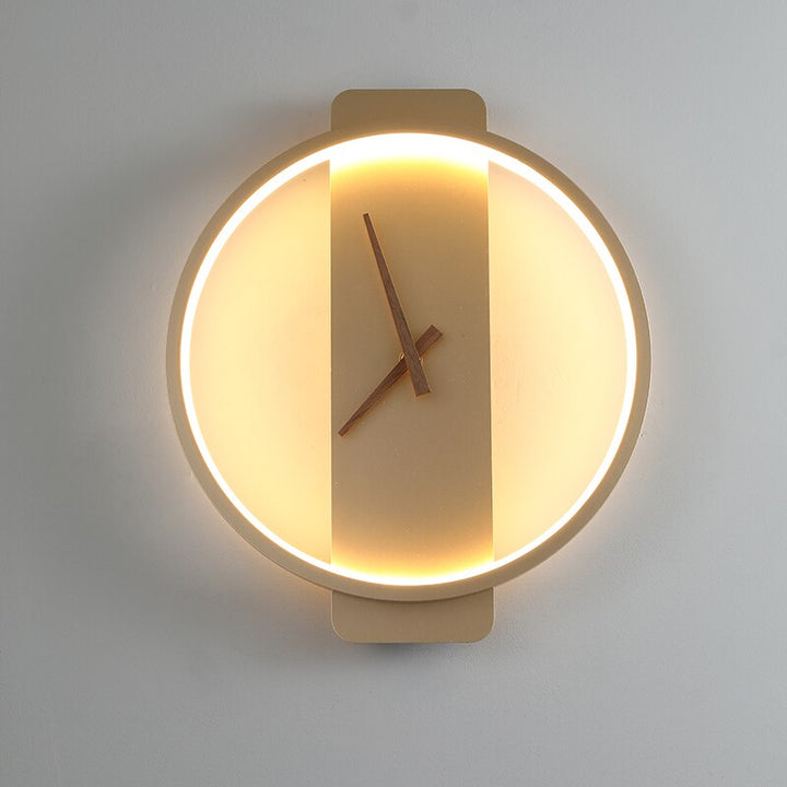 Minimalist Wall Clock with Backlight – Aluminum and Glass Design for Modern Interiors 2