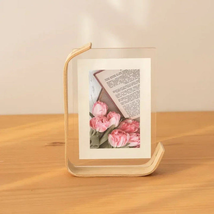 Minimalist Wooden Photo Frames with Floating Design – Beechwood and Acrylic Display 11