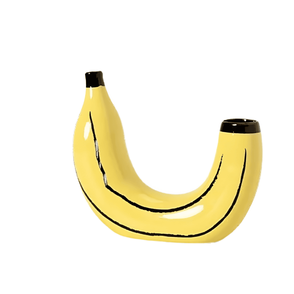 Modern Banana-Shaped Decorative Vase – Playful Accent for Contemporary Interiors 5