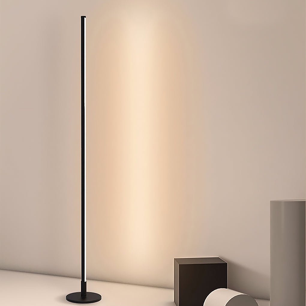 Modern Black Floor Lamp with Adjustable Color Temperature – Slim Design for Living Room and Reading Spaces 3