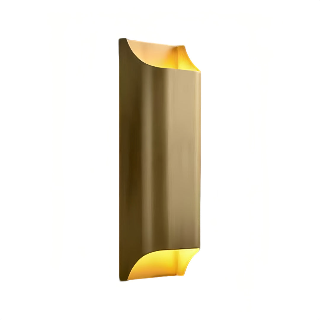 Modern Brass Wall Sconce Light with Up and Down Lighting – Warm White, Two Sizes Available, Ideal for Bedrooms and Living Rooms 0
