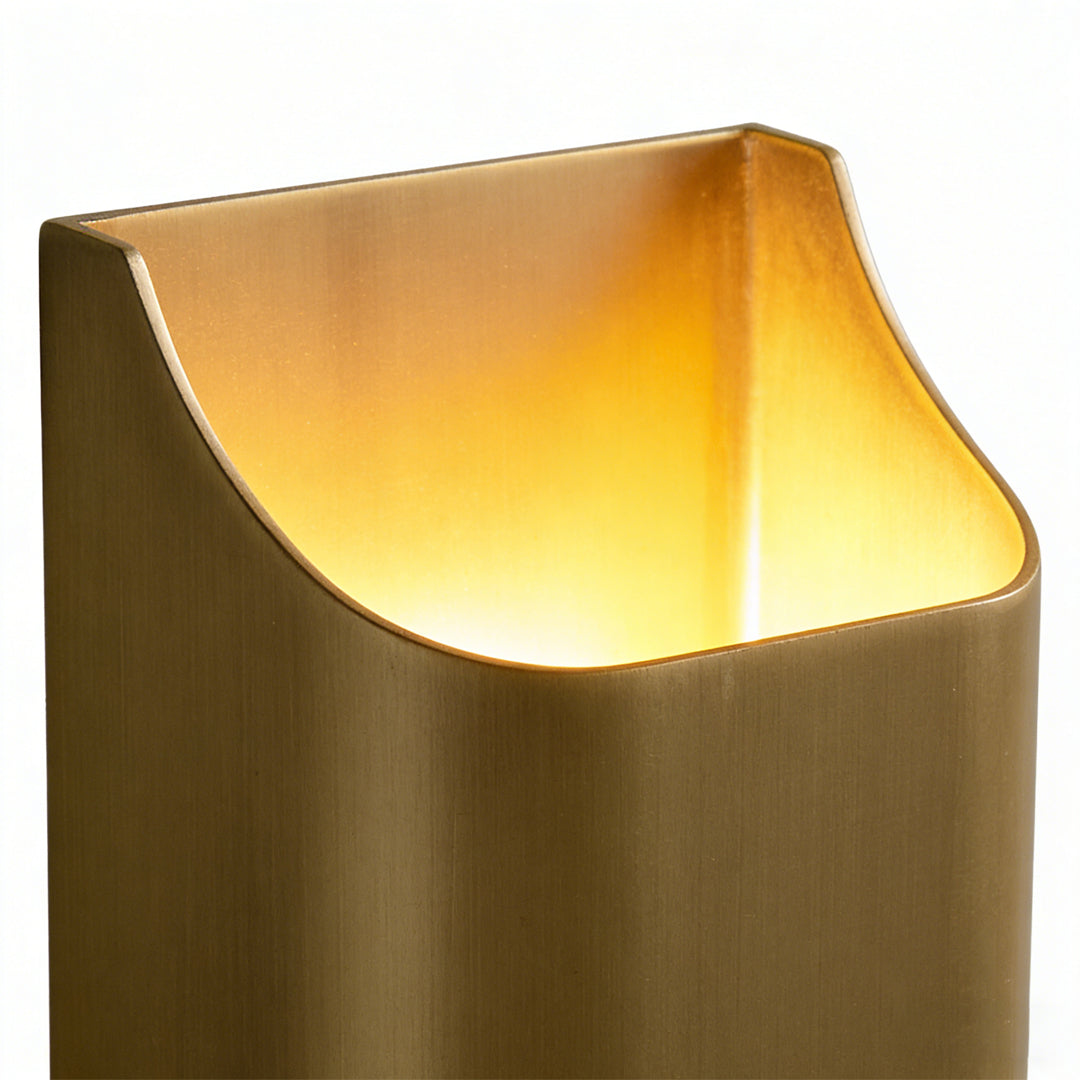 Modern Brass Wall Sconce Light with Up and Down Lighting – Warm White, Two Sizes Available, Ideal for Bedrooms and Living Rooms 6