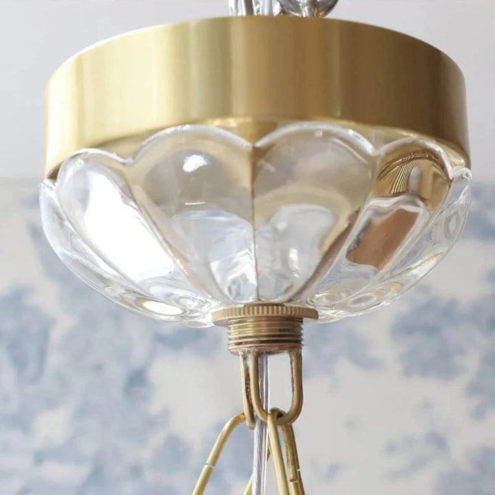 Modern Crystal Chandelier Light with Adjustable Brightness – Elegant Glass Lighting for Dining Room and Living Spaces 4