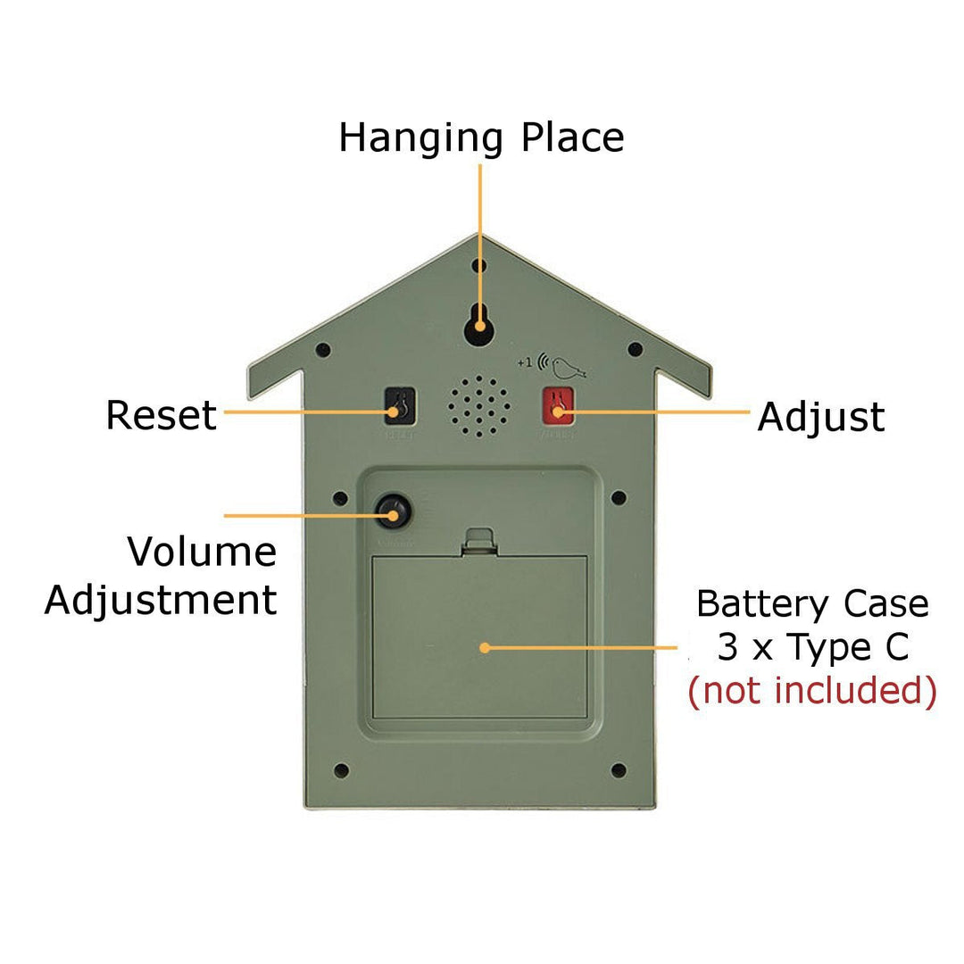Modern Cuckoo Clock with Authentic Sound – Minimalist Design for Contemporary Home Decor 4