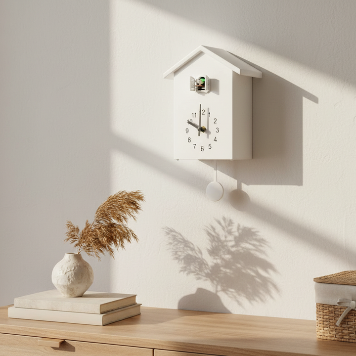 Modern Cuckoo Clock with Authentic Sound – Minimalist Design for Contemporary Home Decor 5