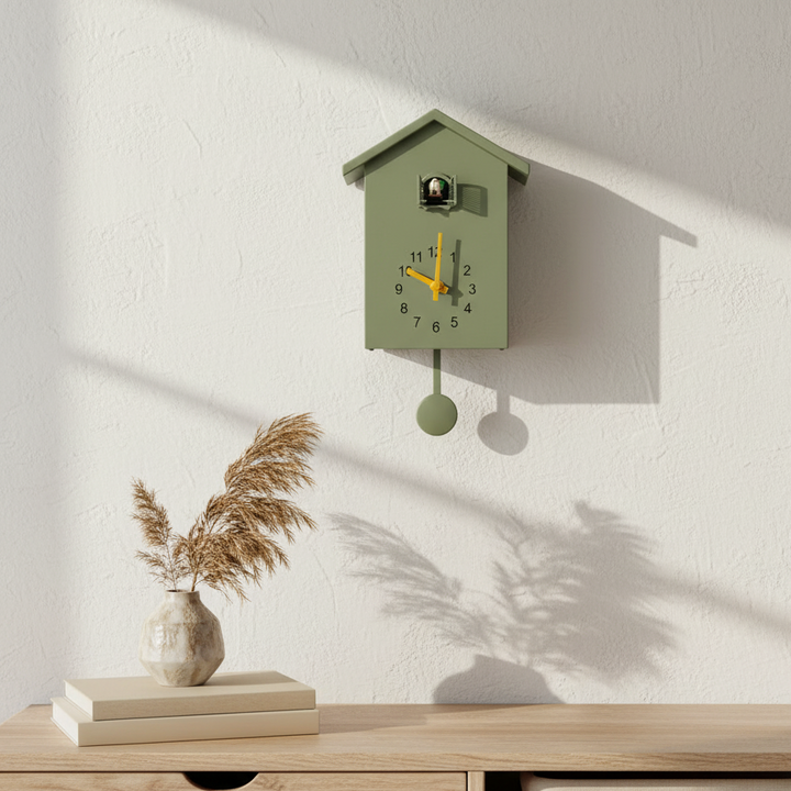 Modern Cuckoo Clock with Authentic Sound – Minimalist Design for Contemporary Home Decor 6
