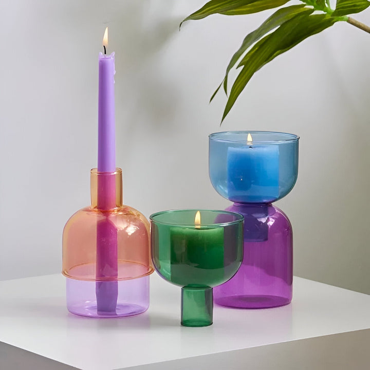 Modern Cylindrical Candle Holder and Vase – Elegant Ceramic Home Decor for Contemporary Spaces 2