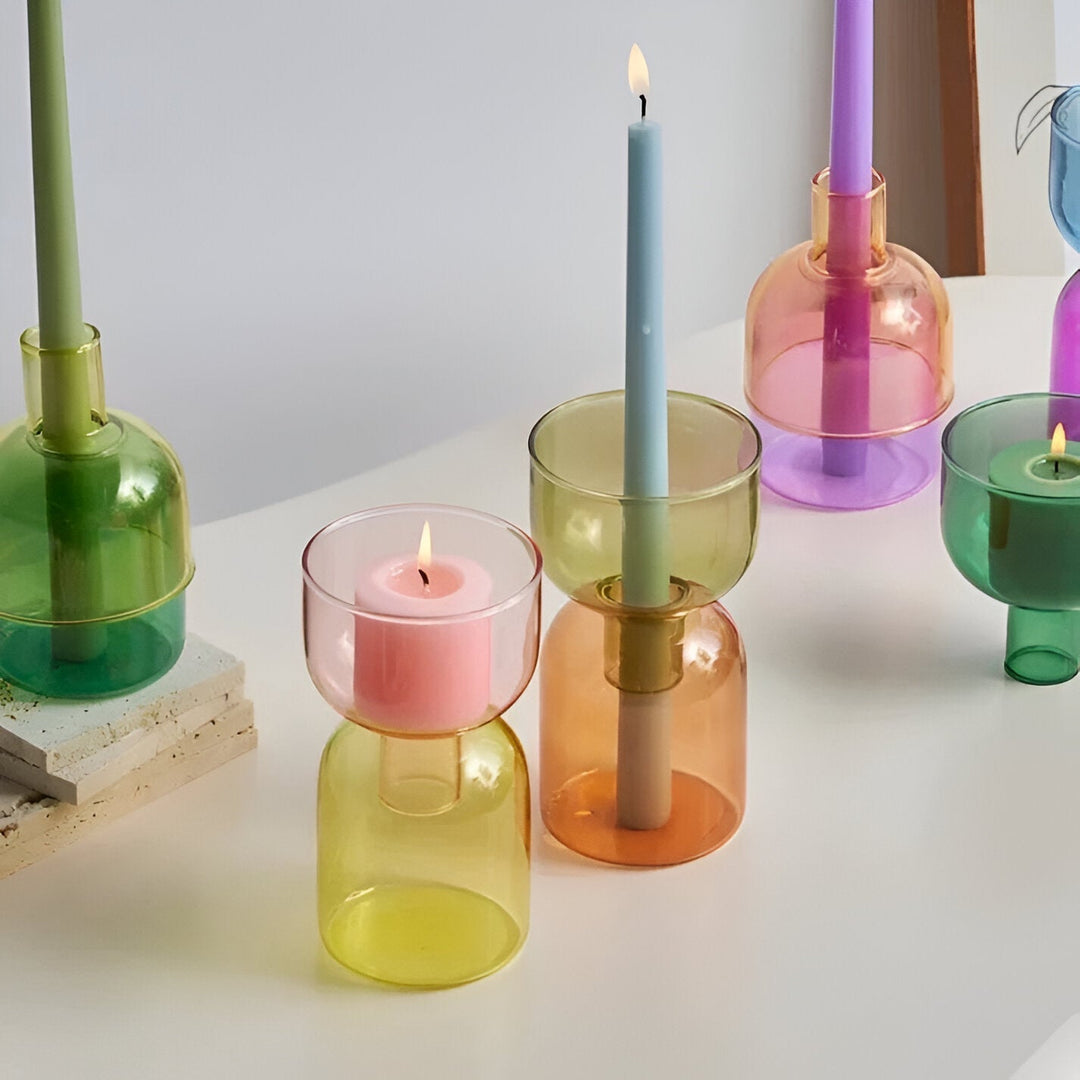 Modern Cylindrical Candle Holder and Vase – Elegant Ceramic Home Decor for Contemporary Spaces 5