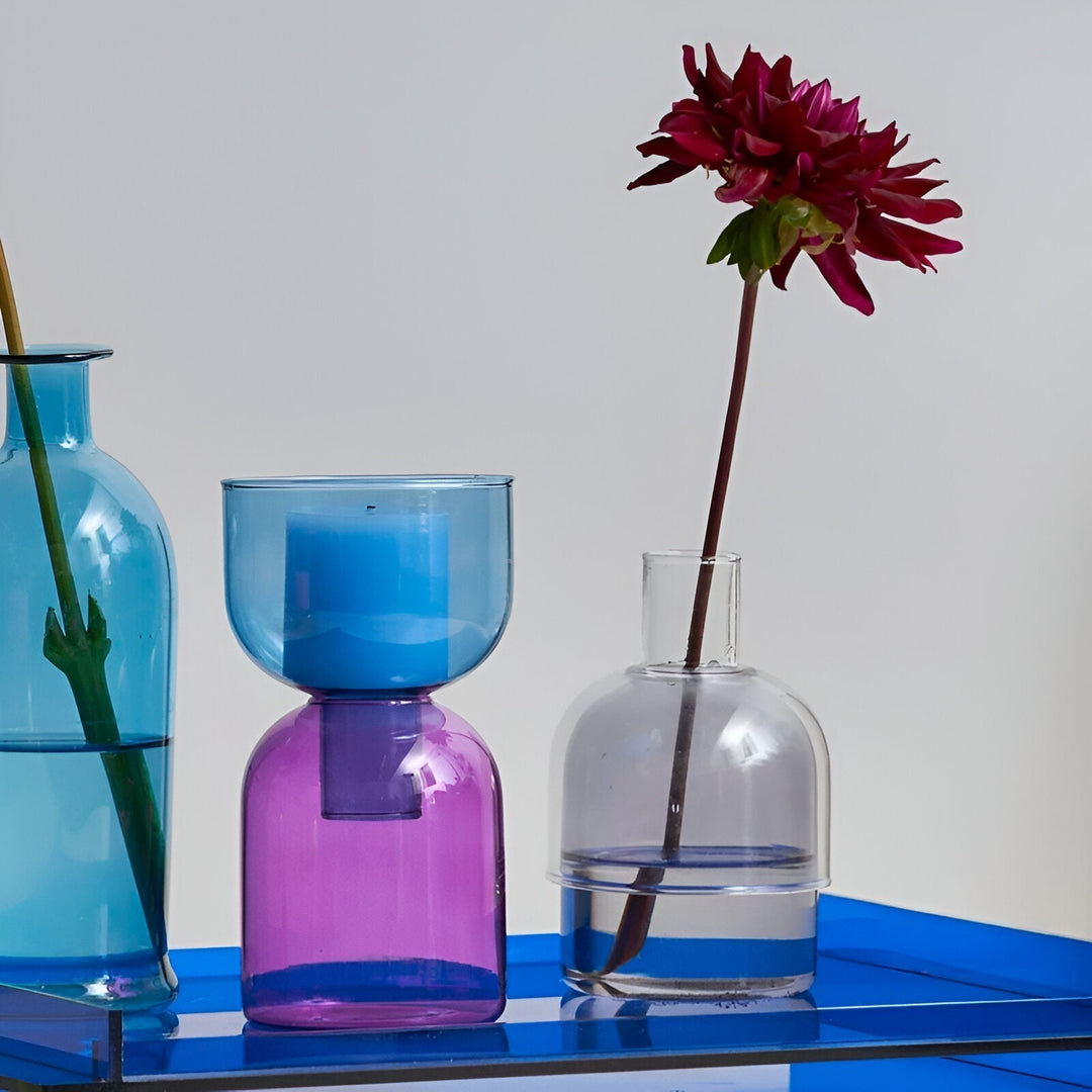 Modern Cylindrical Candle Holder and Vase – Elegant Ceramic Home Decor for Contemporary Spaces 6
