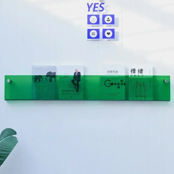 Modern Floating Wall Shelves – Sleek PVC Design for Home and Office Organization 10