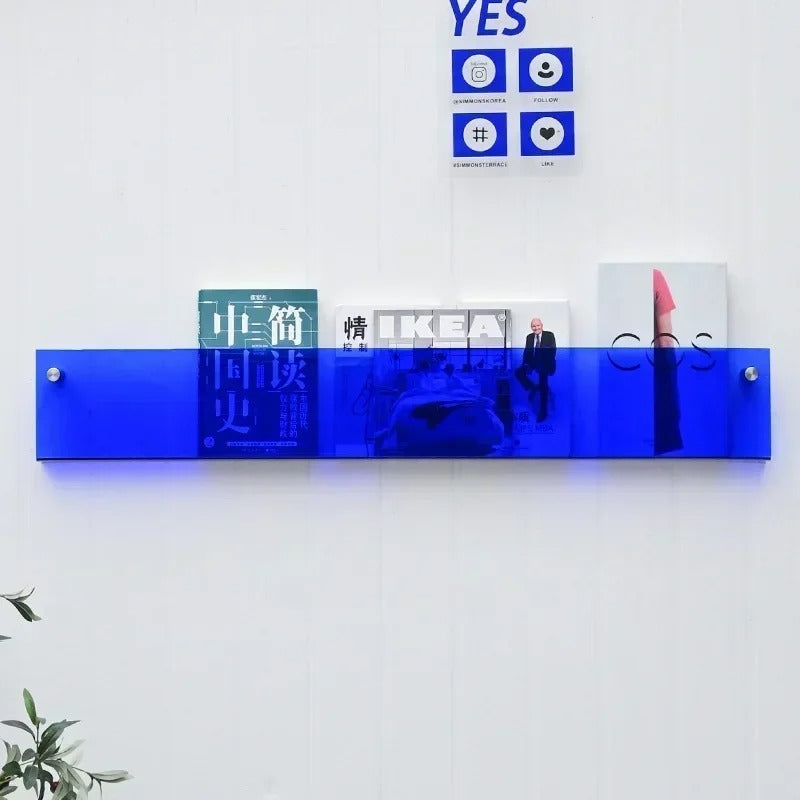 Modern Floating Wall Shelves – Sleek PVC Design for Home and Office Organization 13