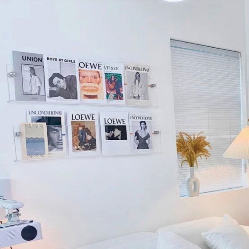 Modern Floating Wall Shelves – Sleek PVC Design for Home and Office Organization 2