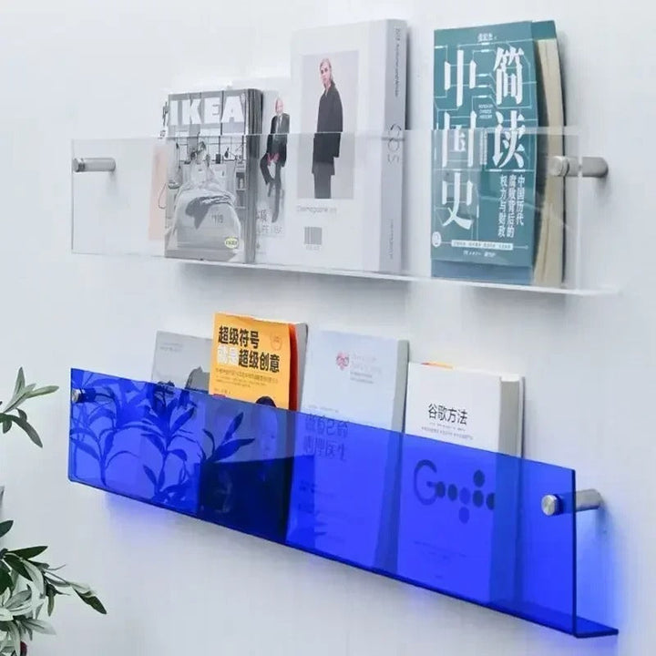 Modern Floating Wall Shelves – Sleek PVC Design for Home and Office Organization 6