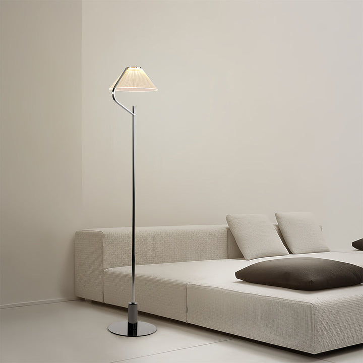 Modern Floor Lamp with Acrylic Shade – Elegant Standing Lamp for Living Room, 3000K Warm Light, Iron Structure 1