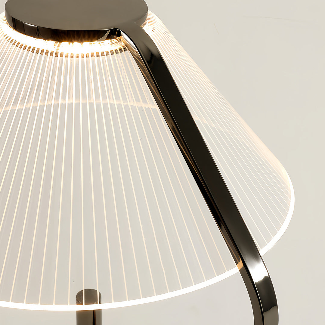 Modern Floor Lamp with Acrylic Shade – Elegant Standing Lamp for Living Room, 3000K Warm Light, Iron Structure 6