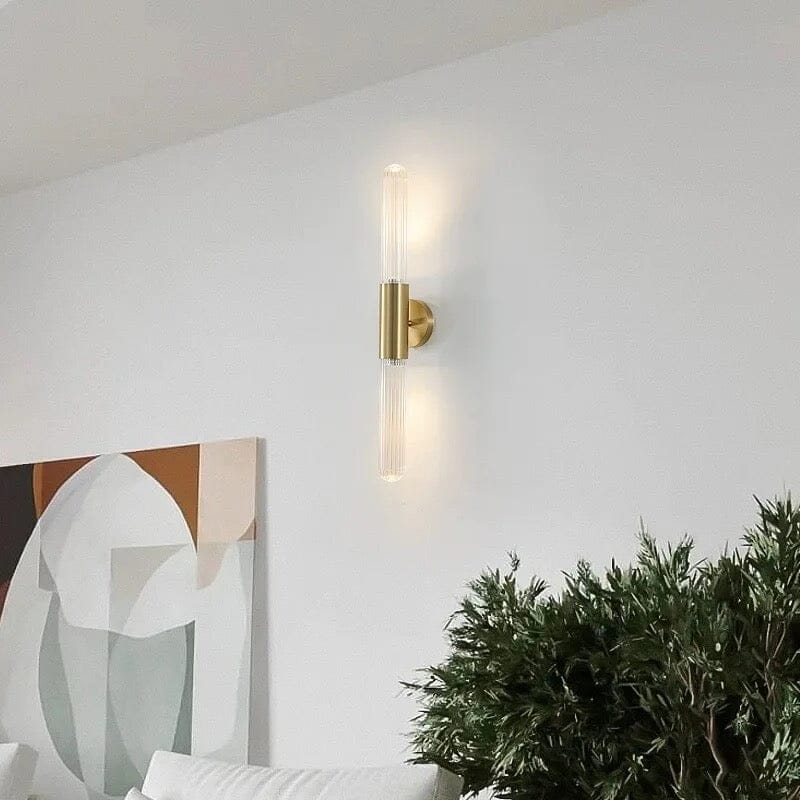 Modern Glass Rod Wall Lamp – Elegant LED Lighting for Living Room, Bedroom, and Hallway 7