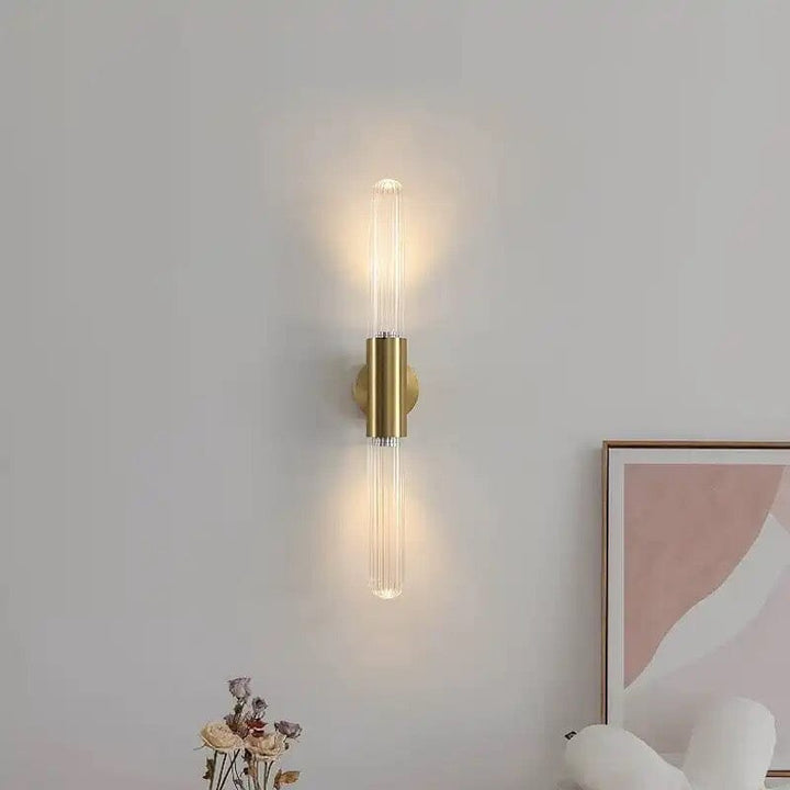 Modern Glass Rod Wall Lamp – Elegant LED Lighting for Living Room, Bedroom, and Hallway 8