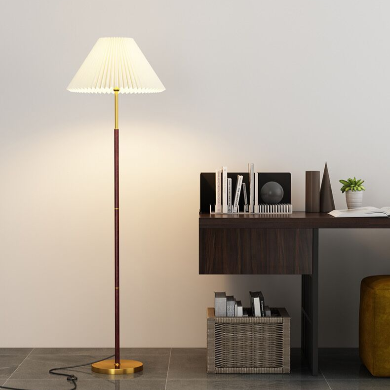 Modern Japandi Style Floor Lamp with Handmade Rice Paper Shade – Elegant Standing Lamp for Living Room and Cozy Spaces 2