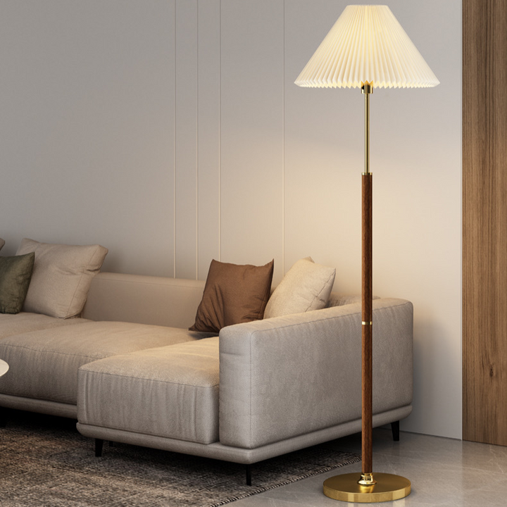 Modern Japandi Style Floor Lamp with Handmade Rice Paper Shade – Elegant Standing Lamp for Living Room and Cozy Spaces 8