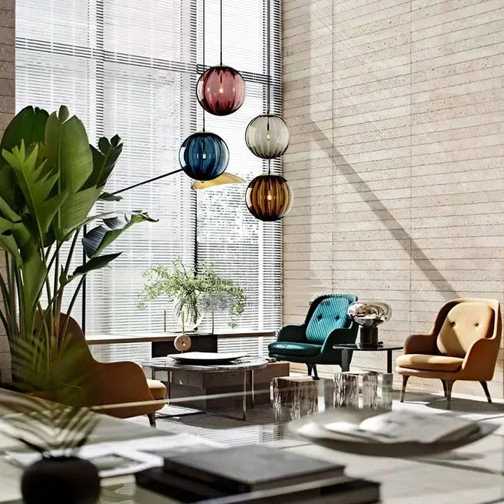 Modern LED Ceiling Light Fixture with Elegant Glass Design for Home Illumination - Energy Efficient and Easy to Install 1
