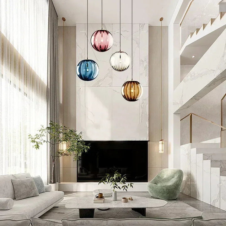 Modern LED Ceiling Light Fixture with Elegant Glass Design for Home Illumination - Energy Efficient and Easy to Install 2
