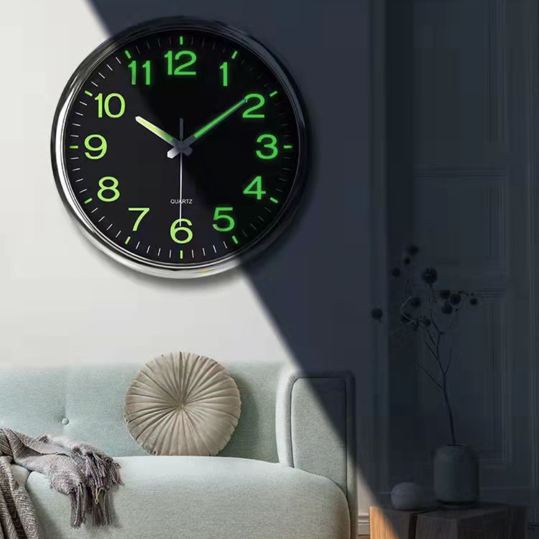 Modern LED Wall Clock 30 cm – Stylish Digital Wall Clock Decor with Clear Display – Battery or Mains Powered 1
