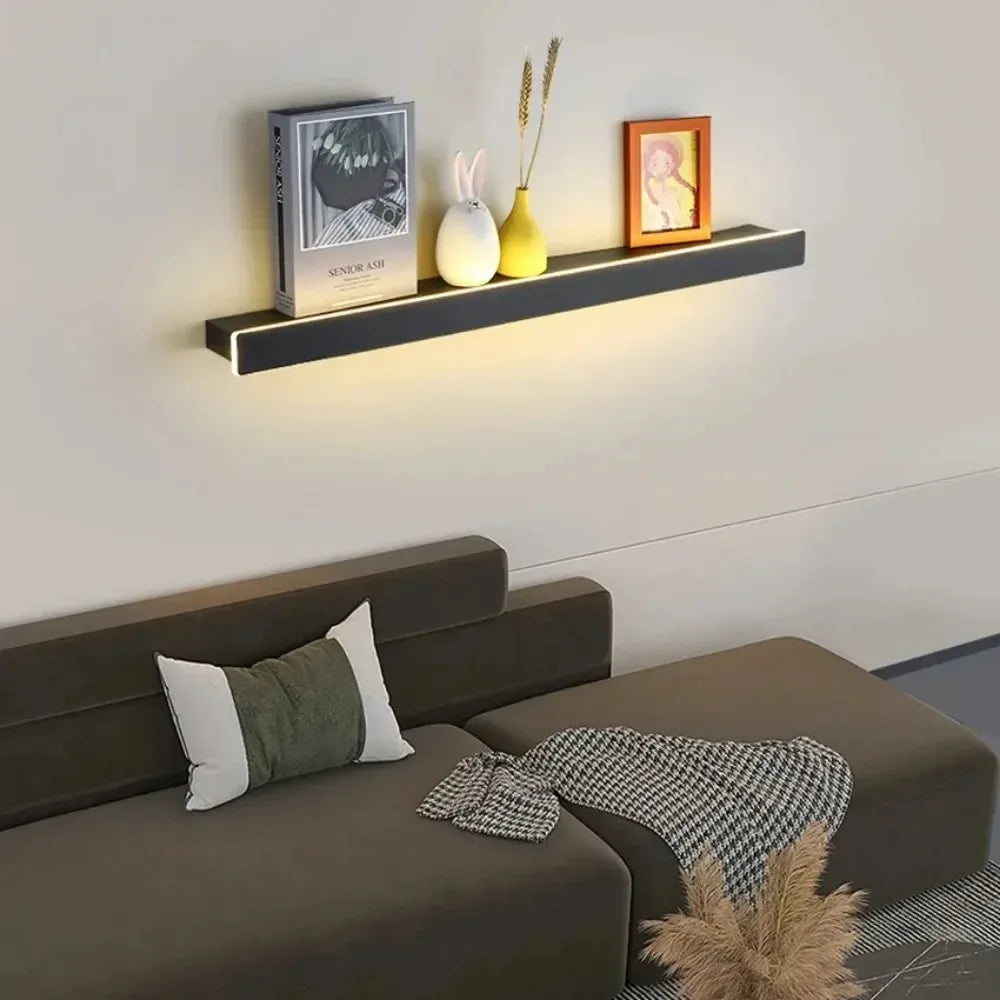 Modern LED Wall Lamp with Integrated Bedside Shelf – Stylish and Functional Lighting 2
