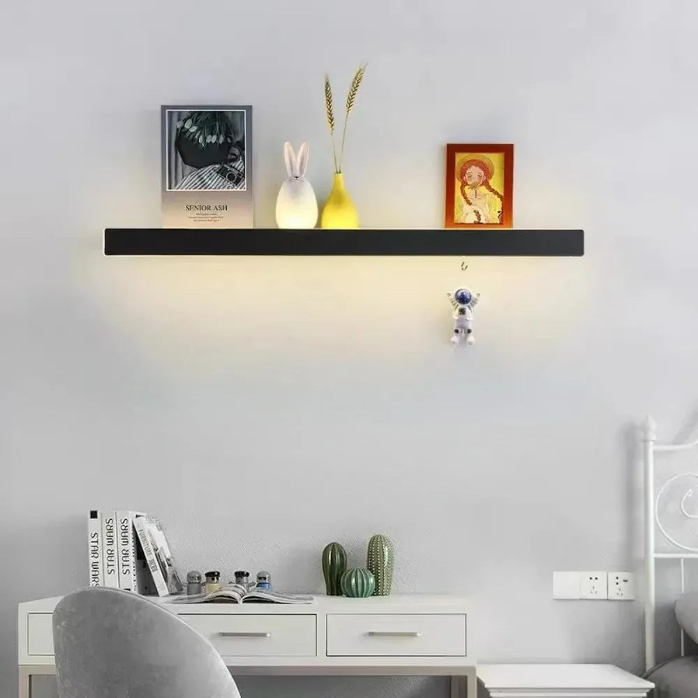 Modern LED Wall Lamp with Integrated Bedside Shelf – Stylish and Functional Lighting 3