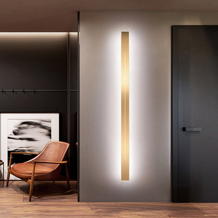 Modern LED Wall Sconce Lighting – Energy-Efficient Minimalist Wall Lamp in Gold and Black, Perfect for Living Room or Bedroom 3