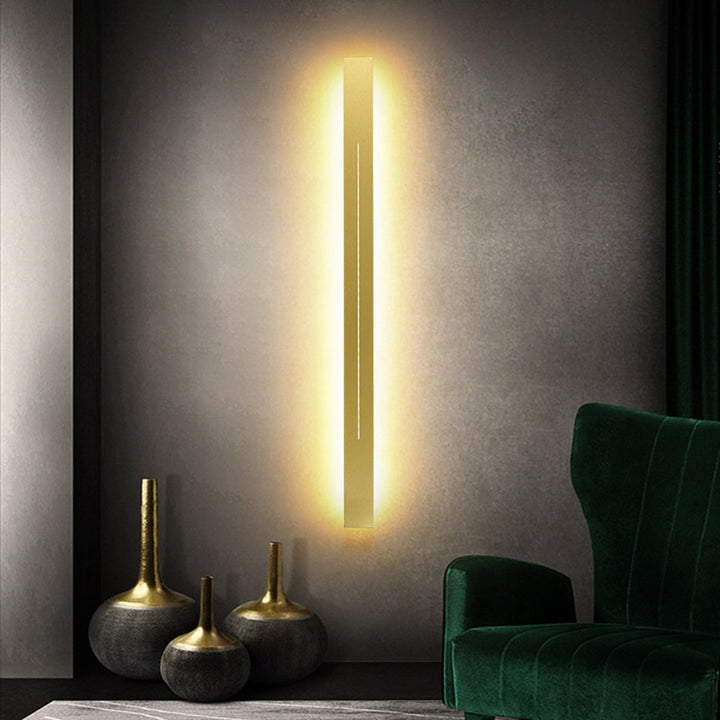 Modern LED Wall Sconce Lighting – Energy-Efficient Minimalist Wall Lamp in Gold and Black, Perfect for Living Room or Bedroom 5