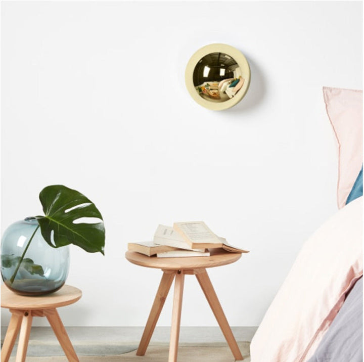 Modern Metal Wall Sconce Lighting - Solar Eclipse LED Wall Lamp in Black, Silver, or Gold - Hardwired Design 7