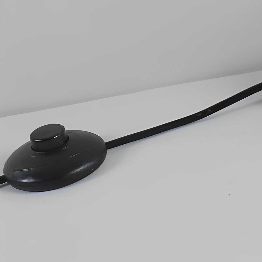 Modern Minimalist LED Floor Lamp with Oval Shade – Black Metal Standing Lamp 6
