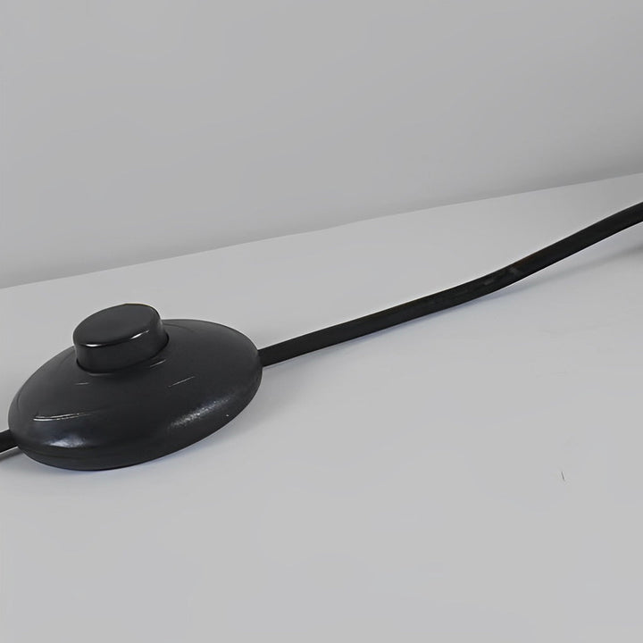 Modern Minimalist LED Floor Lamp with Oval Shade – Black Metal Standing Lamp 6