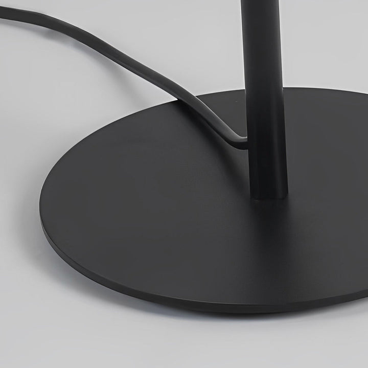 Modern Minimalist LED Floor Lamp with Oval Shade – Black Metal Standing Lamp 7