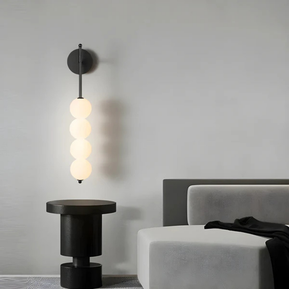 Modern Minimalist Wall Light – Warm LED Metal and Glass Design for Living Room, Bedroom, and Hallway 1