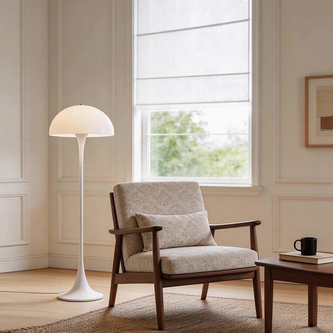 Modern Mushroom Floor Lamp with Dimmable 3-Color Temperature – Stylish Dome Design 1