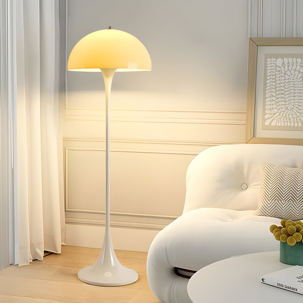 Modern Mushroom Floor Lamp with Dimmable 3-Color Temperature – Stylish Dome Design 4