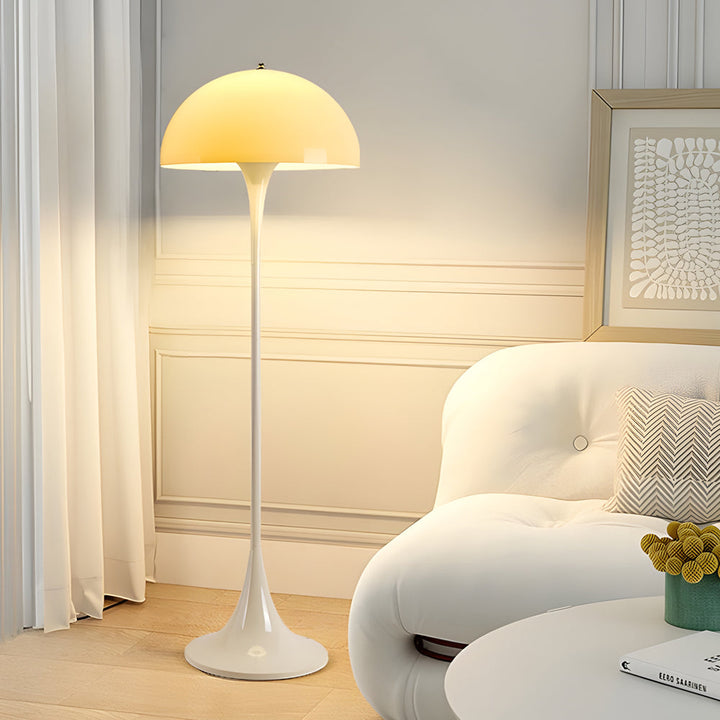 Modern Mushroom Floor Lamp with Dimmable 3-Color Temperature – Stylish Dome Design 4