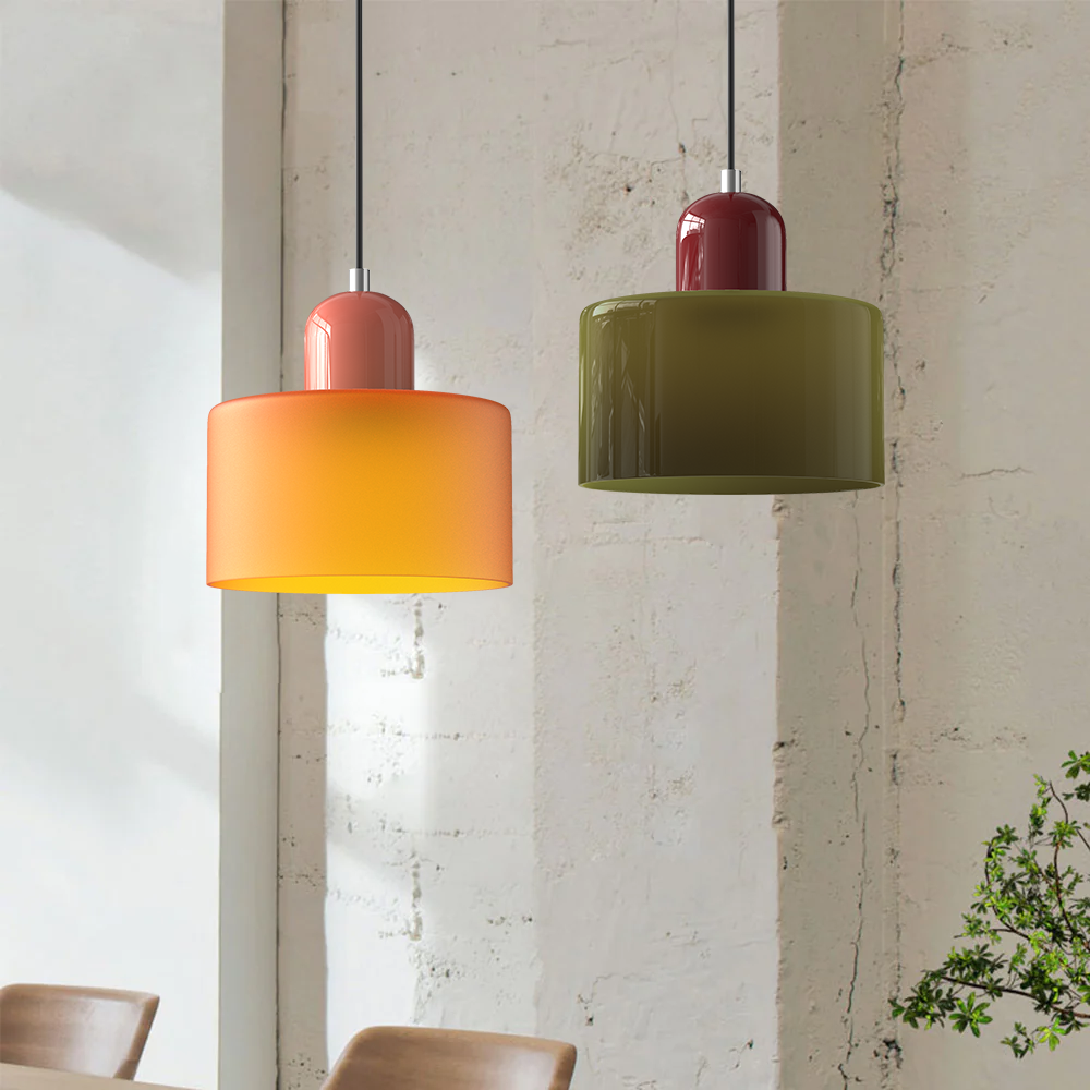 Modern Pendant Light for Kitchen Island - Adjustable Height, Elongated Halo Design, Minimalist Home Decor 1